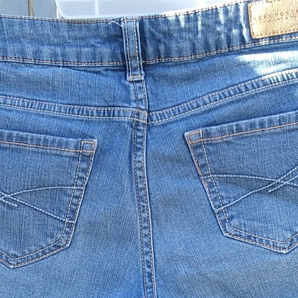 Aeropostale Denim Shorts Midi - 2 Reg / Normal - Picture 11 of 14